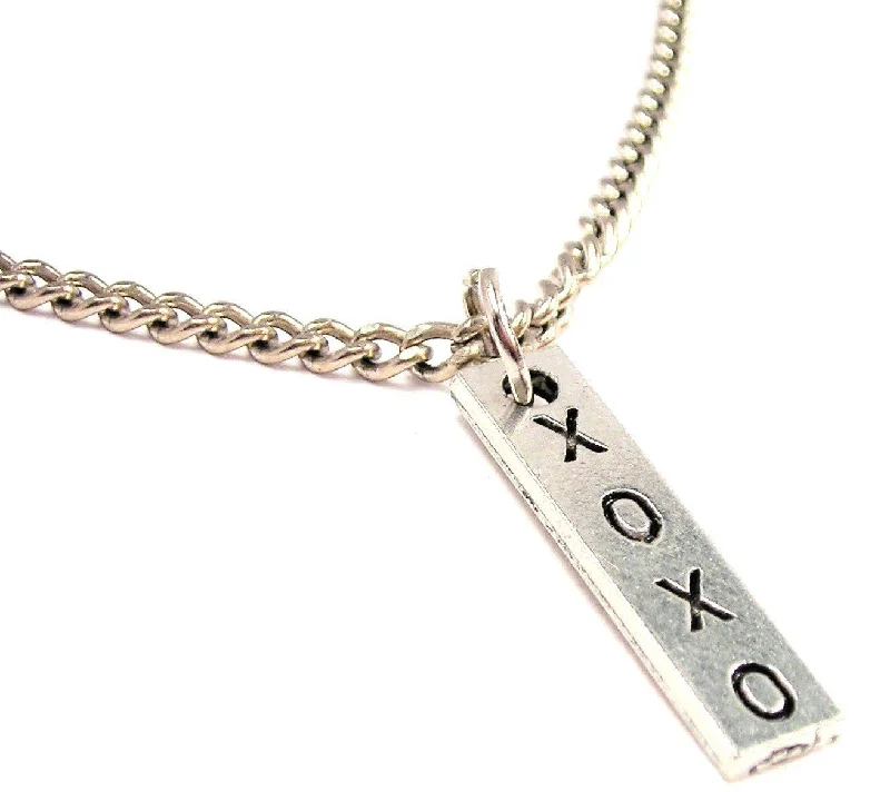 women's necklaces with moonstone -XOXO Single Charm Necklace