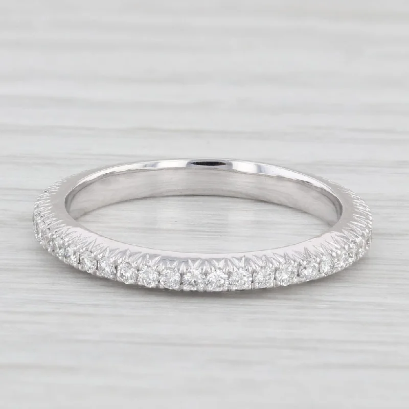 engagement rings with intricate design -New Diamond Eternity Band 18k Gold Size 6.5 Wedding Stackable Ring Beverley K