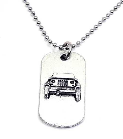 women's necklaces pendant -Off Road Catalog Dog Tag Necklace