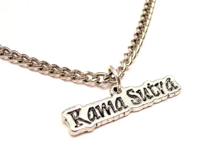 women's necklaces with sapphire pendant -Kama Sutra Single Charm Necklace