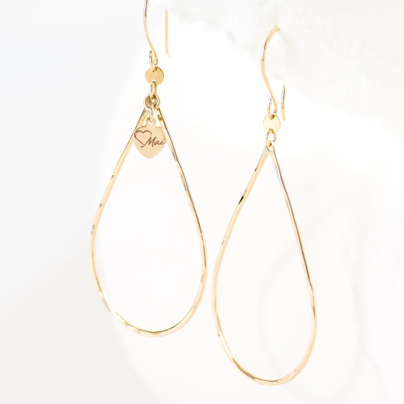 women's earrings drop -Signature Teardrop Earrings