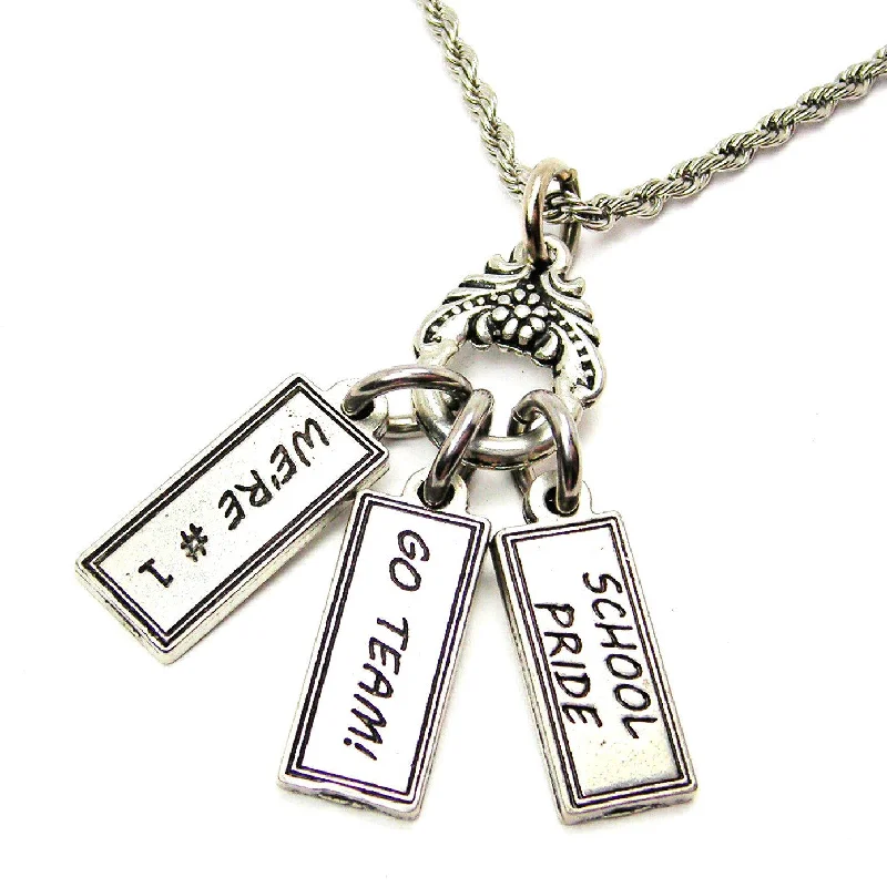 women's necklaces with bar design -School Pride Catalog Necklace