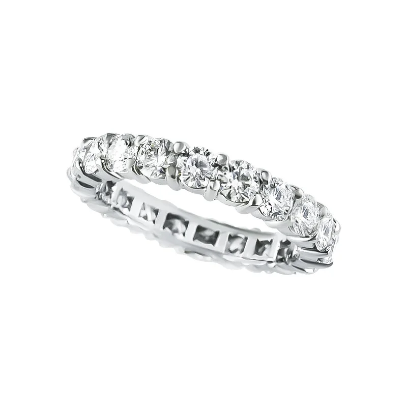 engagement rings with timeless design -Platinum Diamond Wedding Eternity Band