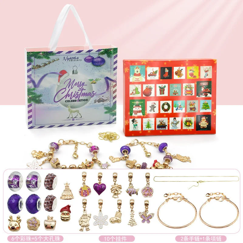 Purple Gold Bracelet Blind Box-HK855