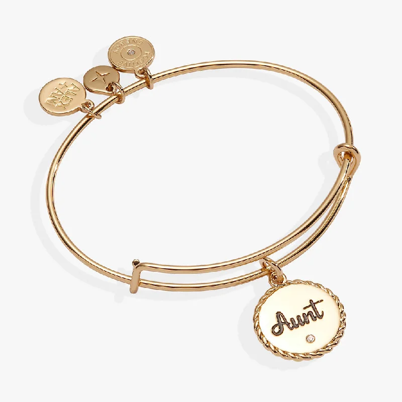 women's bracelets with diamonds -Aunt Charm Bangle