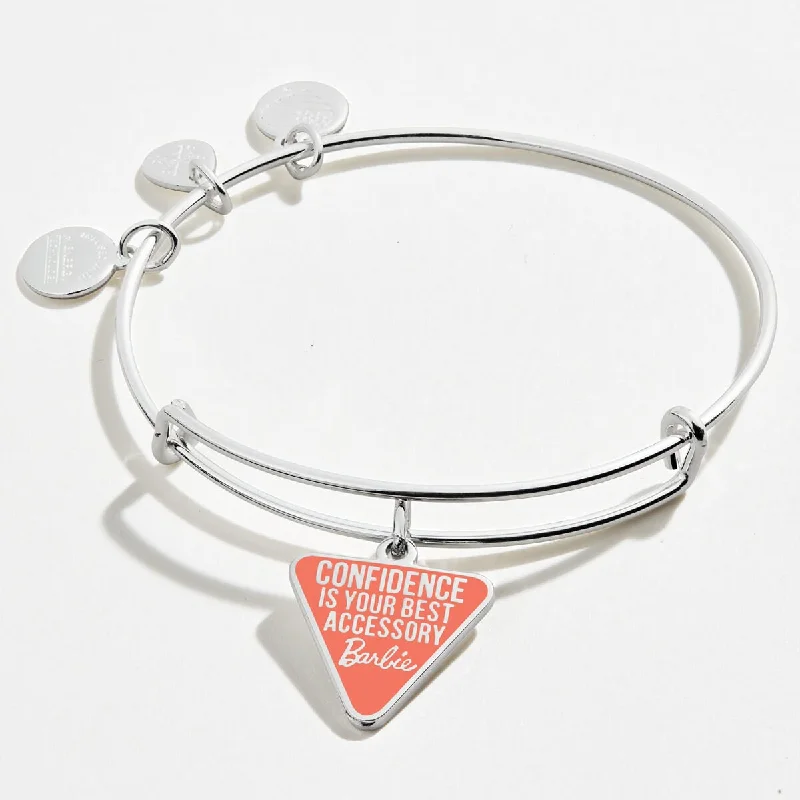 women's bracelets classic -Barbie© 'Confidence Is Your Best Accessory' Charm Bangle