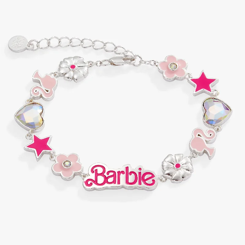 women's bracelets with personalized charms -Barbie™ Charm Bracelet