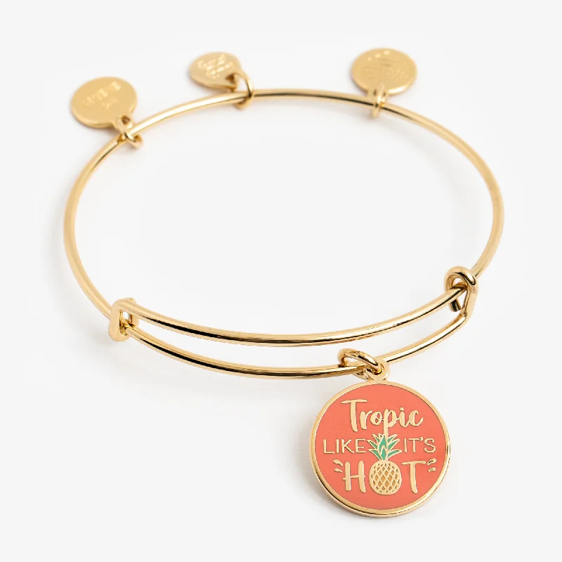 women's bracelets for anniversary -'Tropic Like It's Hot' Charm Bangle