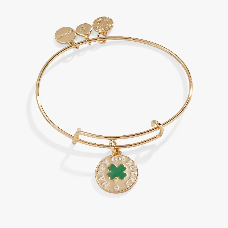 women's bracelets with butterflies -'Happy Go Lucky' Charm Bangle Bracelet