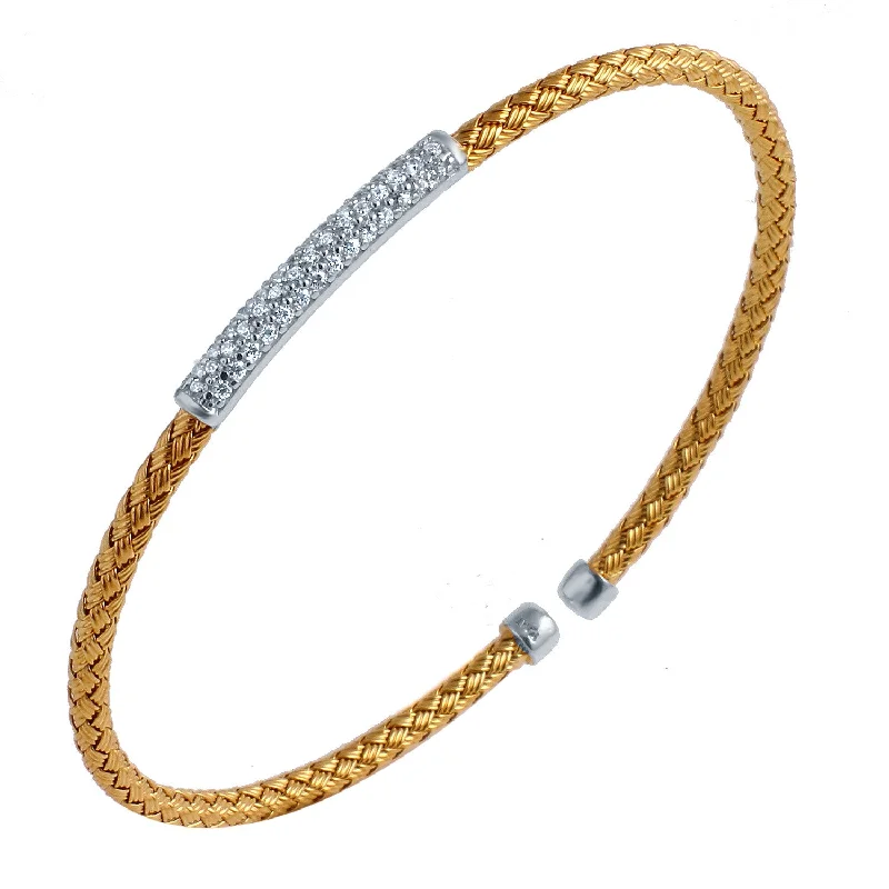 women's bracelets with pearls and gems -Nardini Skinny Cuff