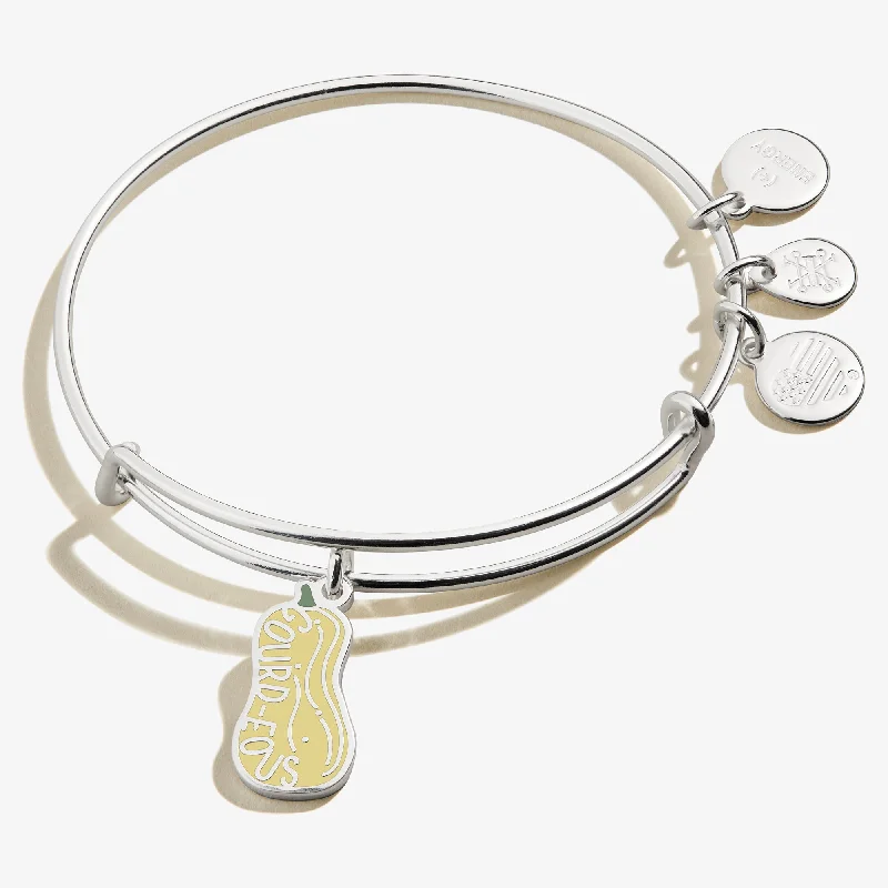 women's bracelets with vintage appeal -'Gourd-eous' Charm Bangle