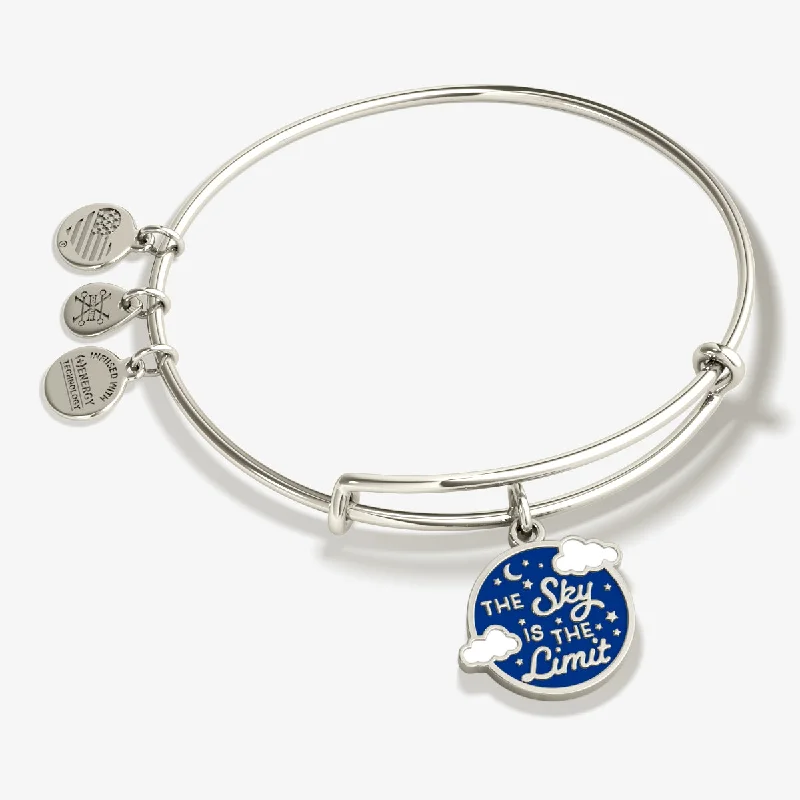 women's bracelets with charm pendants -'The Sky is the Limit' Charm Bangle