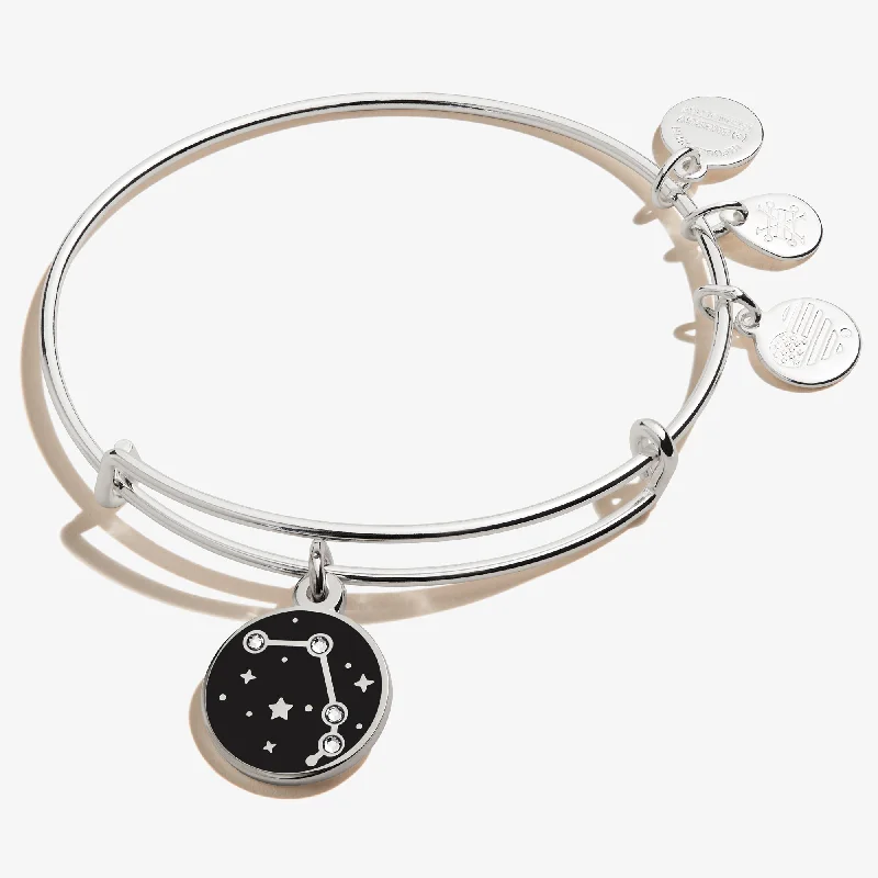 women's bracelets with elegant clasp -Aries Zodiac Charm Bangle