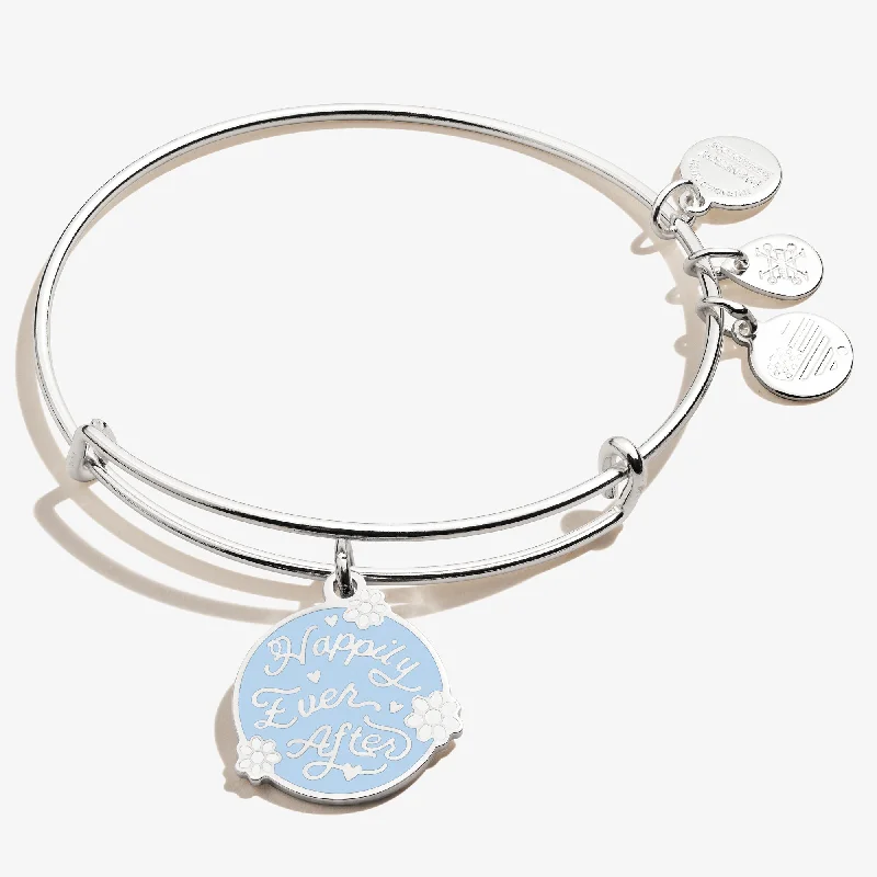 women's bracelets with mixed metals -'Happily Ever After' Charm Bangle