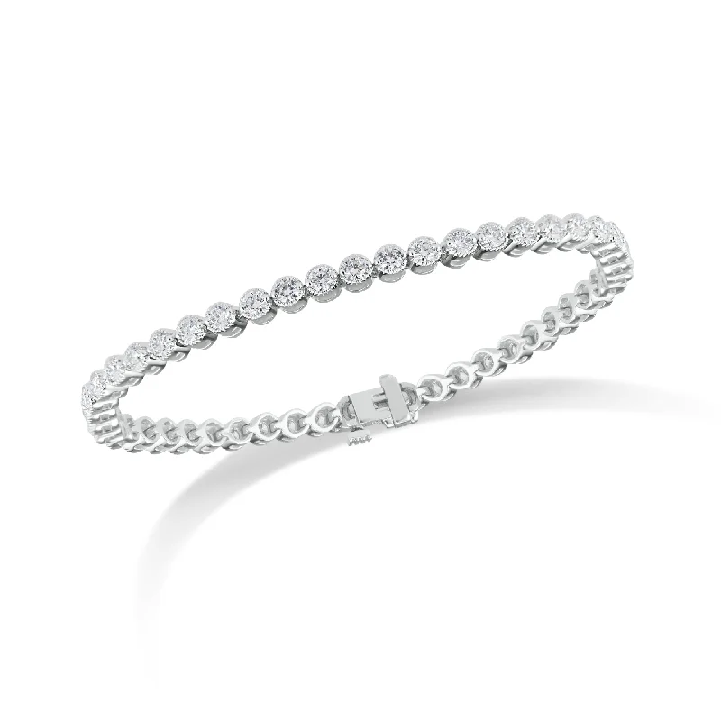 women's bracelets with diamond accents -3.65 ct Diamond Tennis Bracelet