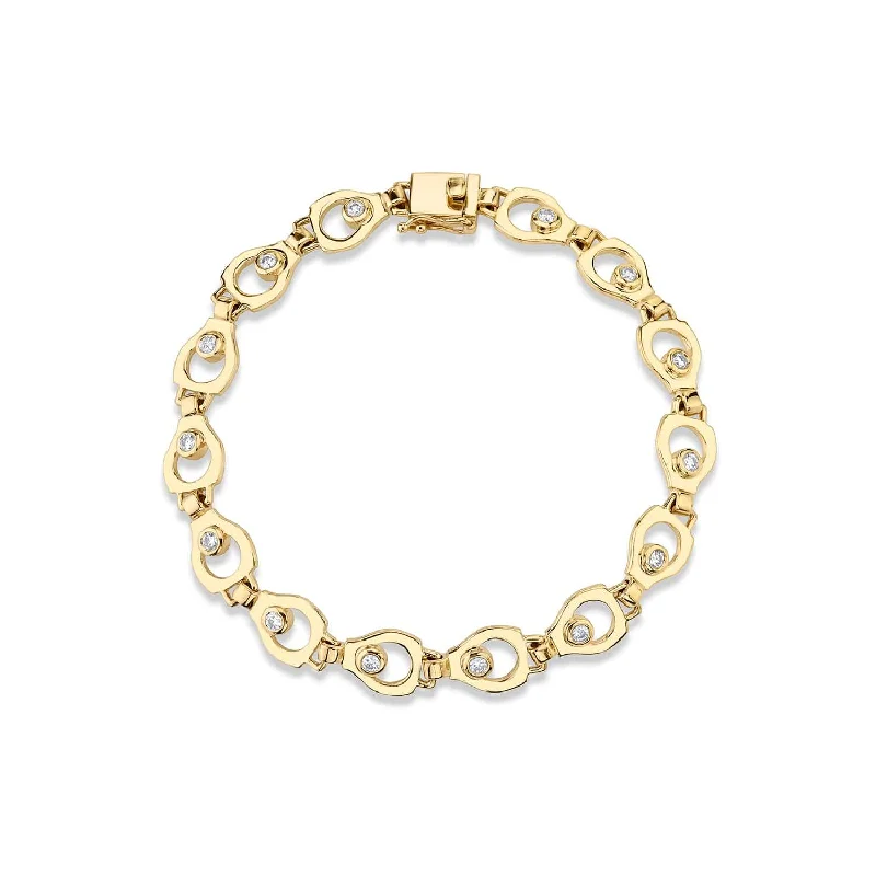 women's bracelets with sparkling crystals -Signature Infinity Bracelet