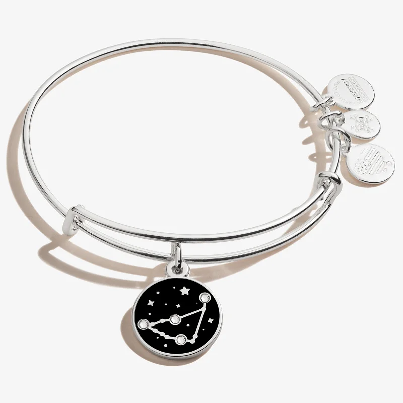 women's bracelets with adjustable clasp -Capricorn Zodiac Charm Bangle