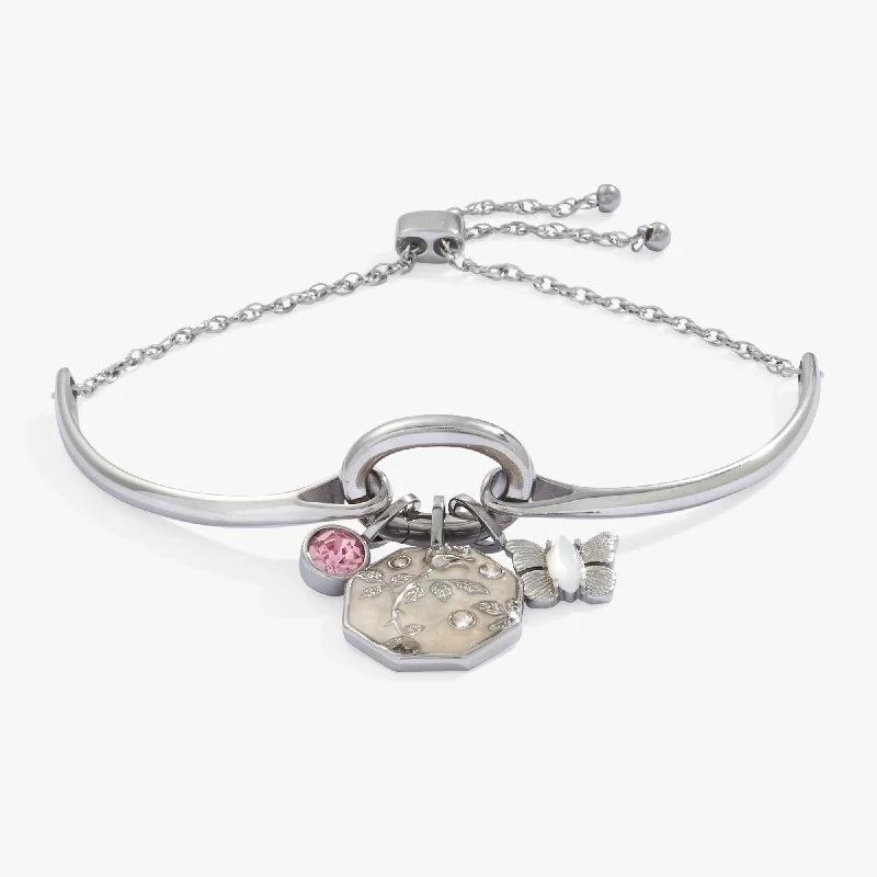 women's bracelets with geometric shapes -Transformation Trio Interchangeable Charm Bracelet