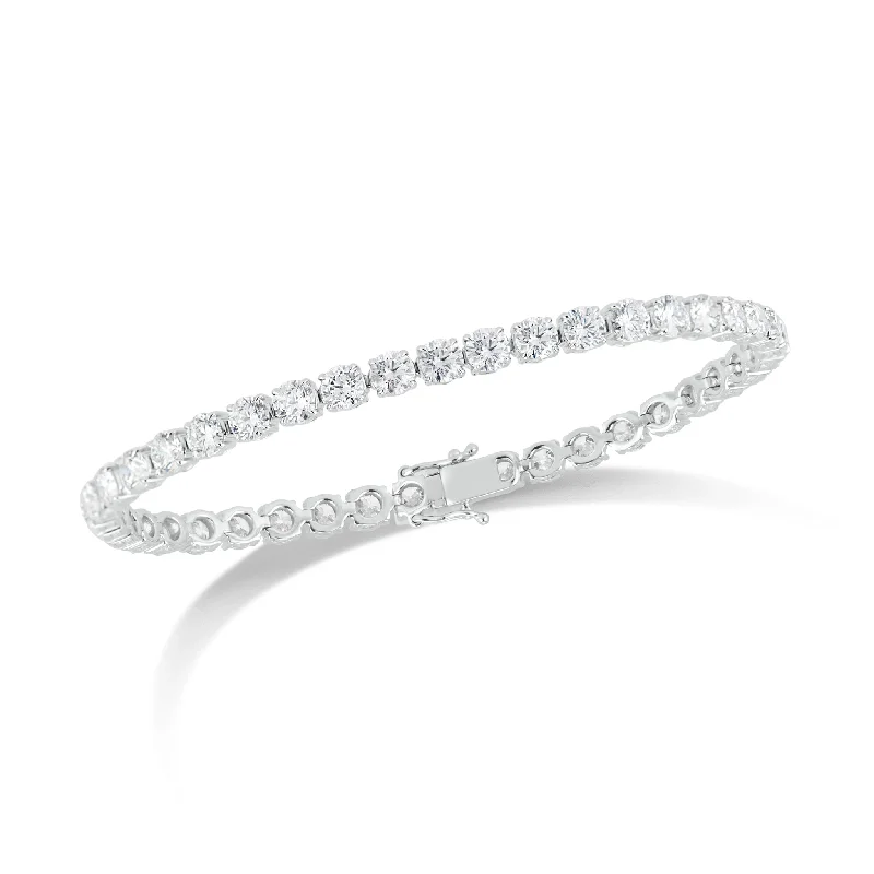 women's bracelets with opal -10 ct Diamond Tennis Bracelet