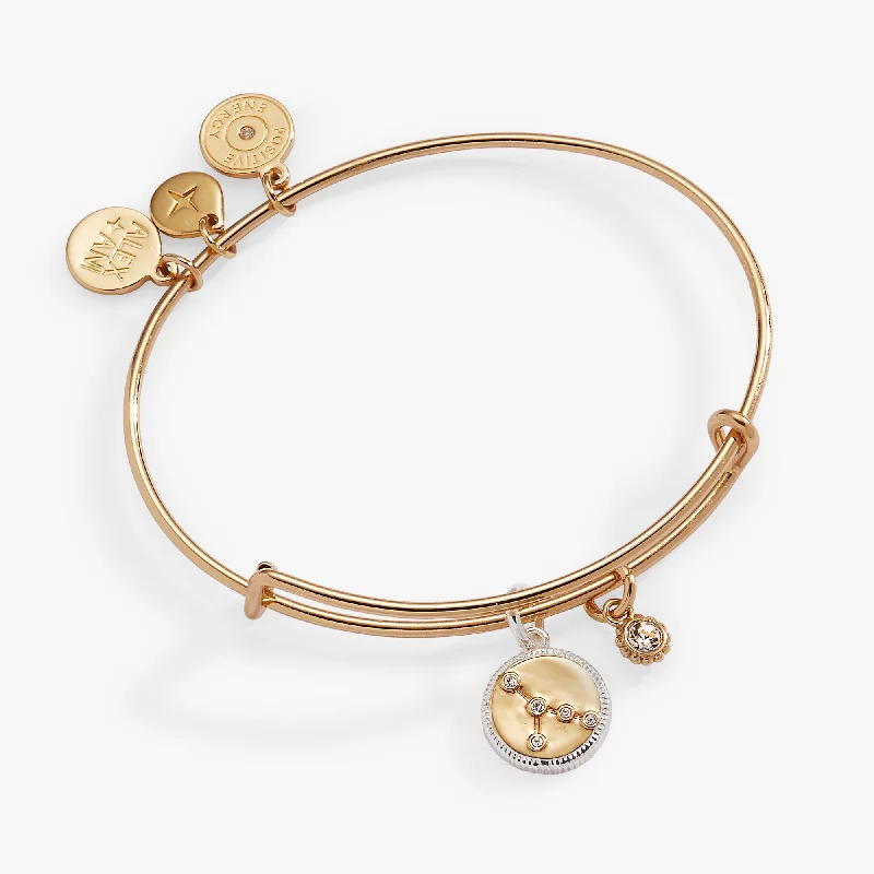 women's bracelets with pearls and gems -Cancer Zodiac Charm Bangle